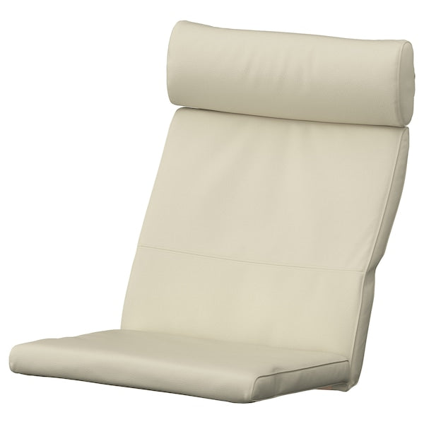 POÄNG - Armchair cushion, Glose ivory ,