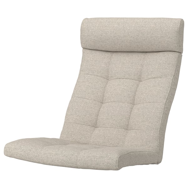 POÄNG armchair cushion, Gunnared beige, 137x56 cm