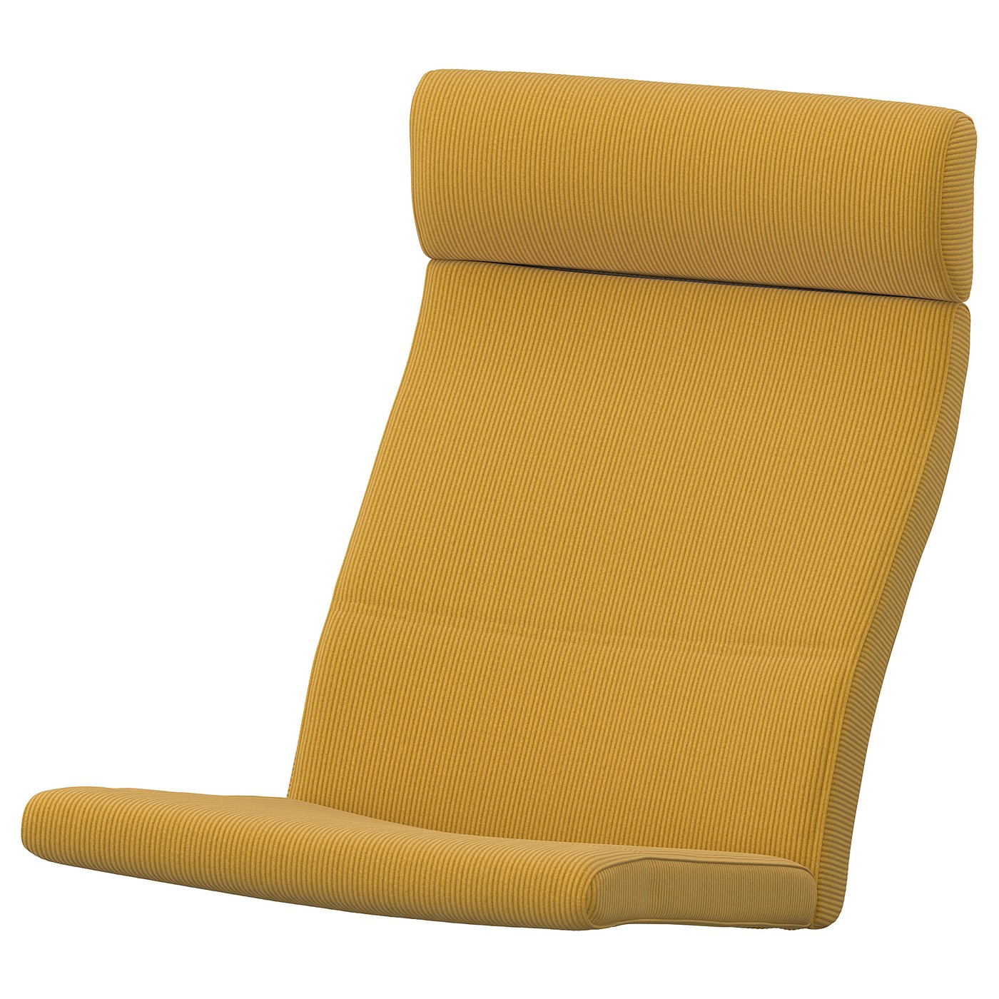 POÄNG armchair cushion, Kelinge dark yellow, 137x56 cm