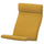 POÄNG armchair cushion, Kelinge dark yellow, 137x56 cm