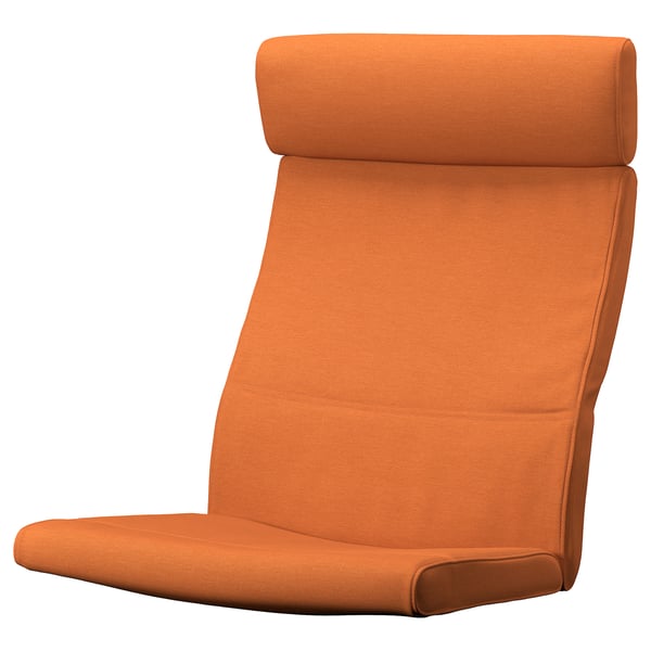 POÄNG armchair cushion, Knisa bright orange, 137x56 cm