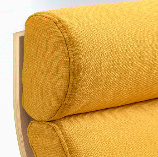 POÄNG armchair cushion, Skiftebo yellow, 137x56 cm