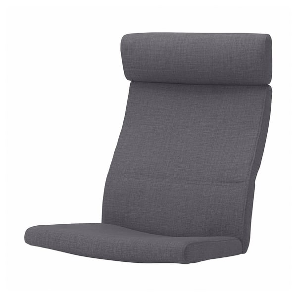 POÄNG armchair cushion, Skiftebo dark grey, 137x56 cm
