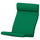 POÄNG armchair cushion, Vissle deep green, 137x56 cm
