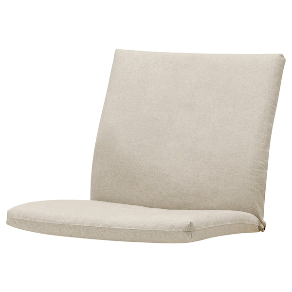 POÄNG - Armchair cushion, low back, Katorp natural/beige colour