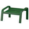 POÄNG footstool frame, dark green, 52x68 cm