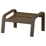 POÄNG footstool frame, walnut effect, 52x68 cm