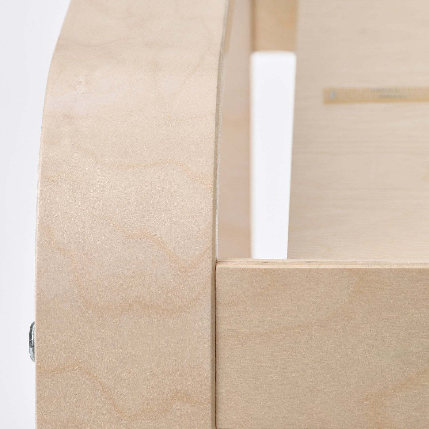 POÄNG footstool, birch veneer/Kelinge dark yellow, 68x39x54 cm