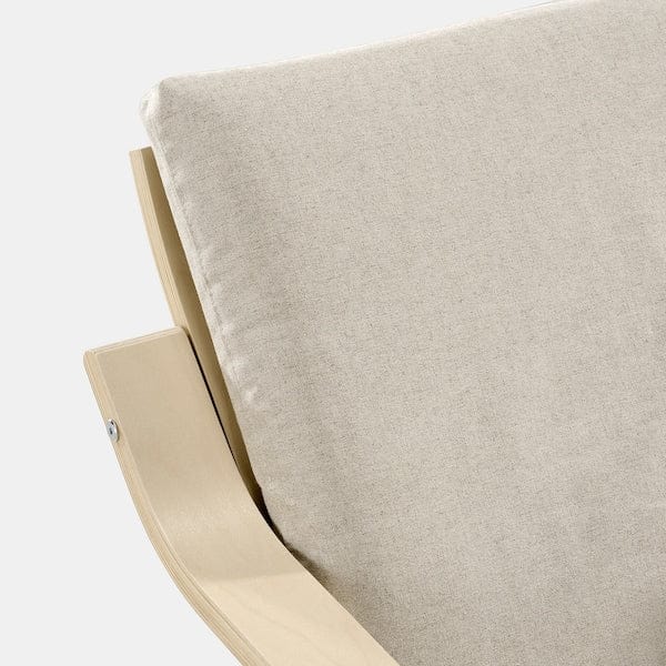 Ikea POÄNG - Low-back armchair, natural/beige color/Katorp natural/beige color