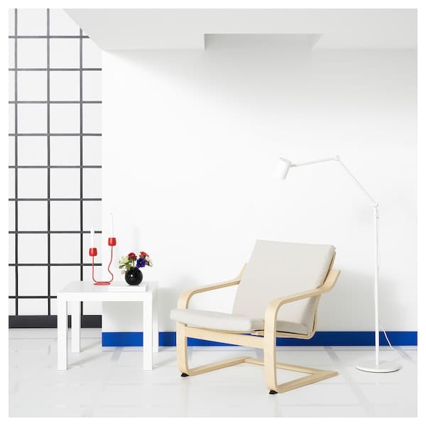 Ikea POÄNG - Low-back armchair, natural/beige color/Katorp natural/beige color