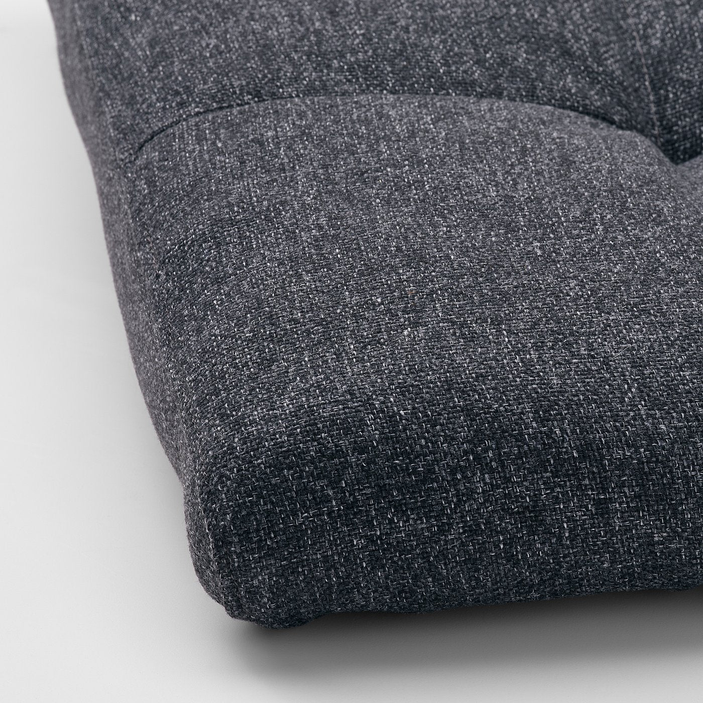 POÄNG armchair and footstool, walnut effect/Gunnared dark grey