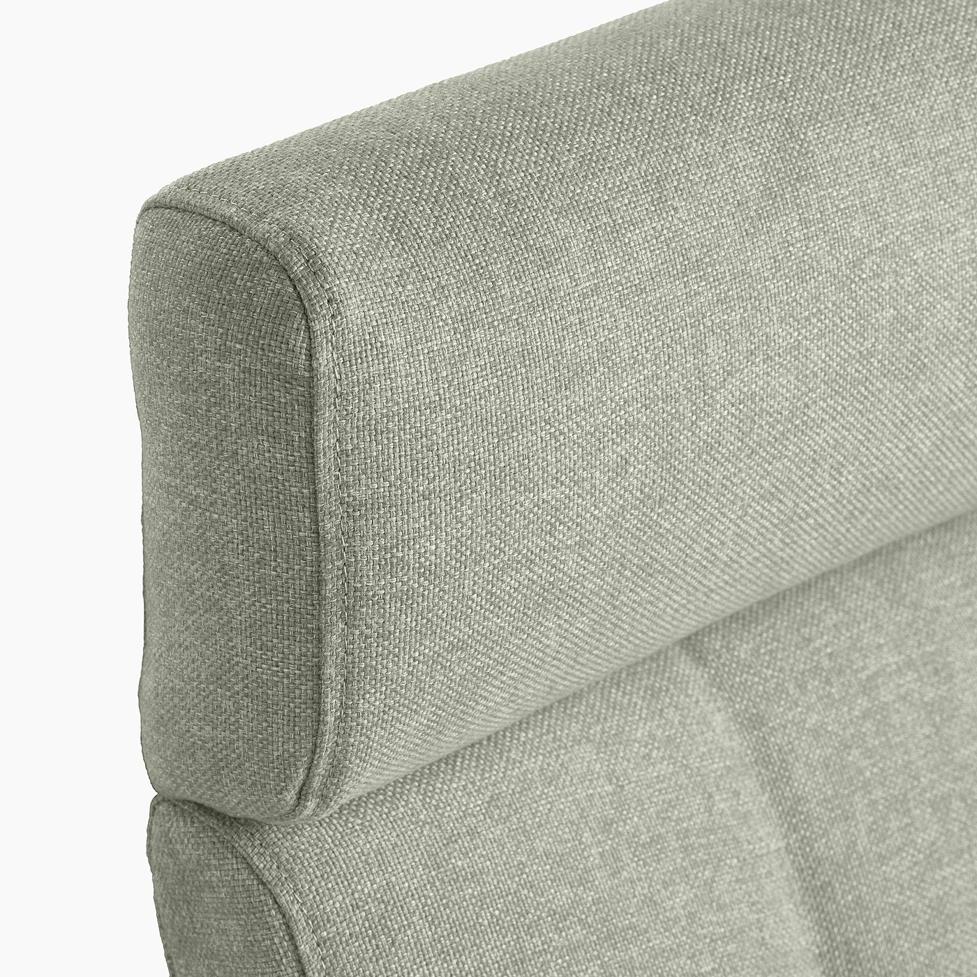 POÄNG armchair and footstool, walnut effect/Gunnared light green