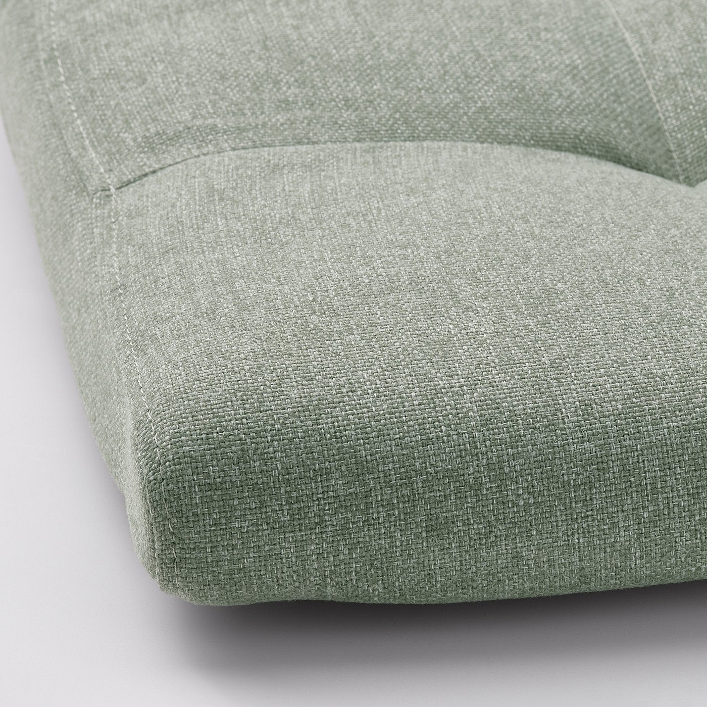 POÄNG armchair and footstool, walnut effect/Gunnared light green