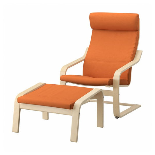 POÄNG - Armchair and Footstool