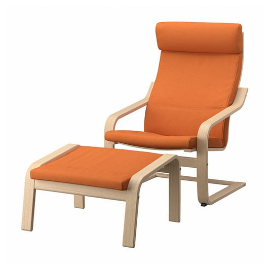 POÄNG - Armchair and Footstool