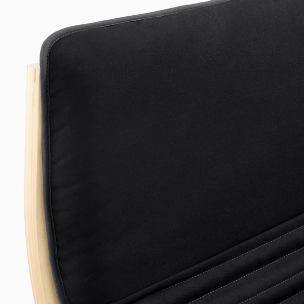 POÄNG Armchair - birch veneer/Black Knisa ,