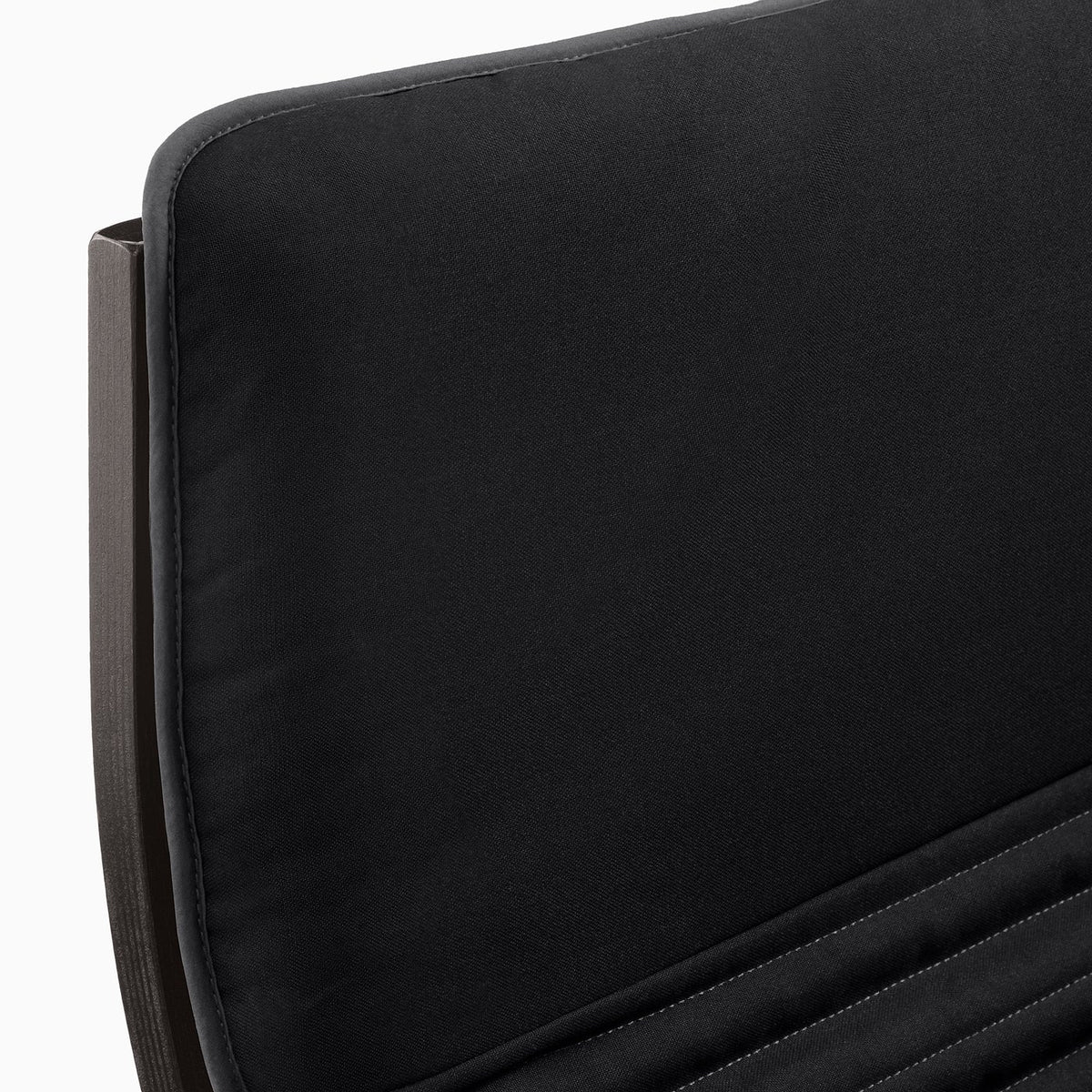 POÄNG armchair, black/Knisa black, 68x100x82 cm