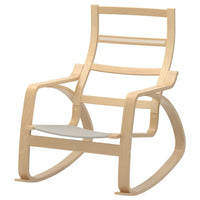 POÄNG rocking-chair frame, birch veneer, 68x90x91 cm