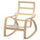 POÄNG rocking-chair frame, birch veneer, 68x90x91 cm