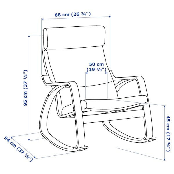 Ikea POÄNG - Rocking chair ,