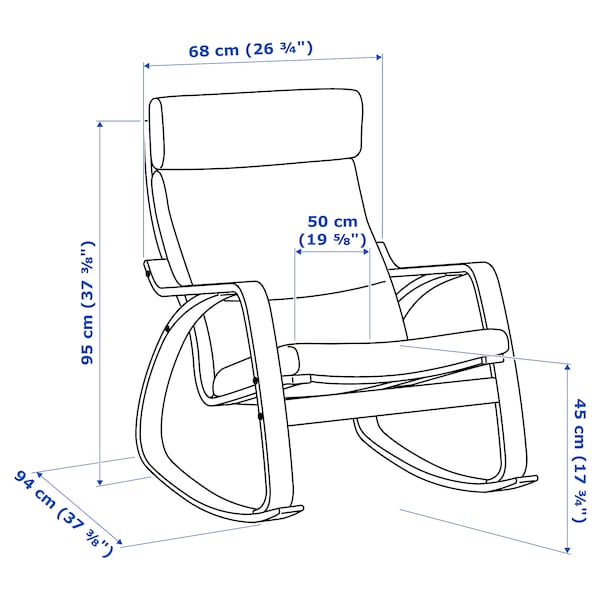 POÄNG - Rocking chair ,