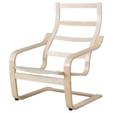 POÄNG armchair frame, birch veneer, 68x94x82 cm