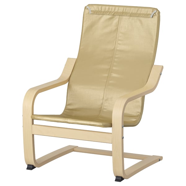POÄNG children's armchair frame, birch veneer, 47x68x56 cm