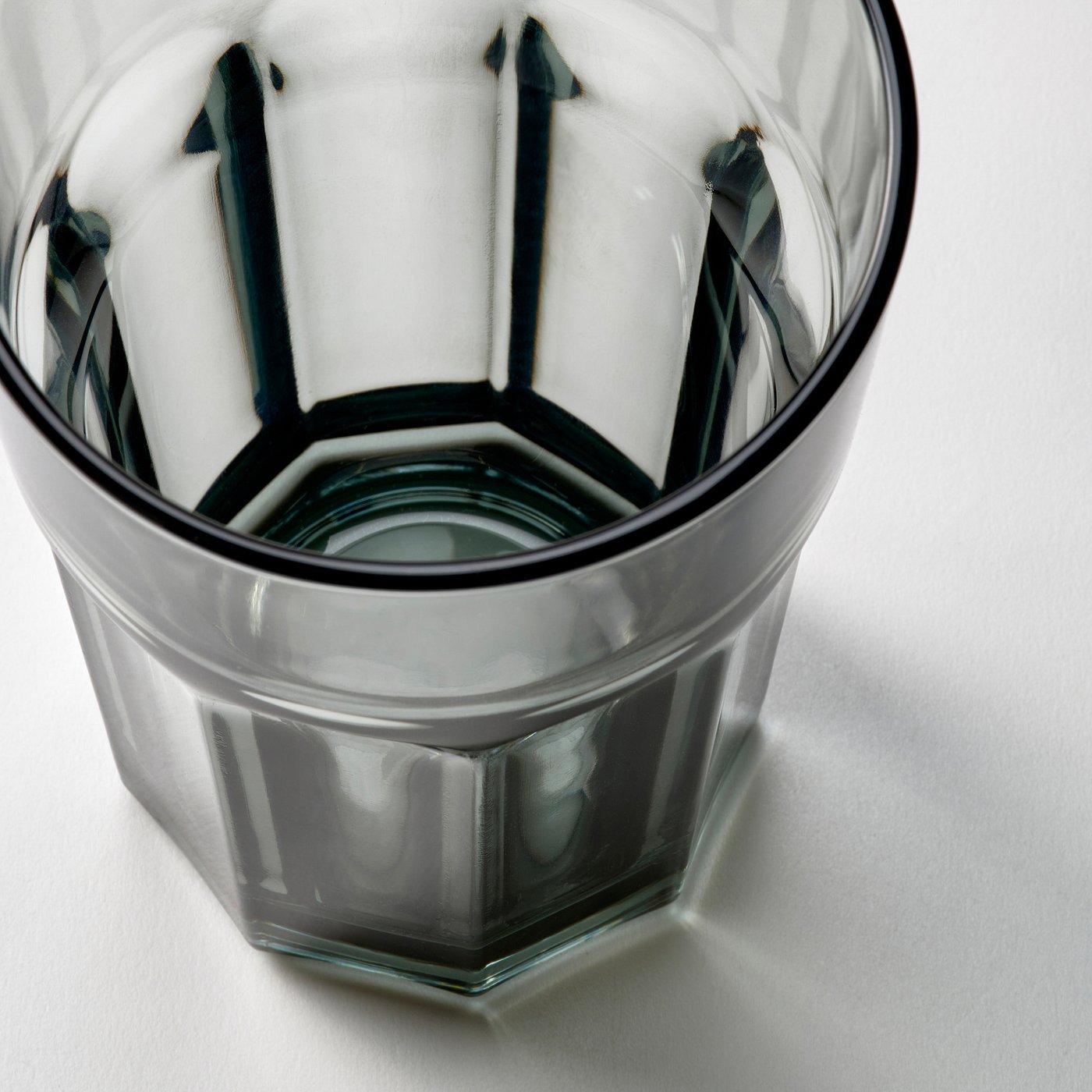POKAL glass, grey, 35 cl