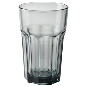 POKAL glass, grey, 35 cl
