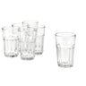 POKAL glass, clear glass, 12 pack