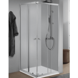 SHOWER ENCLOSURE POROSSAN TRASP CHROME 5MM 68/8