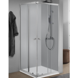 SHOWER ENCLOSURE POROSSAN TRASP CHROME 5MM 68/8