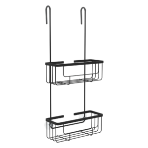 SHOWER ROD BASKET EASY MATTE BLACK