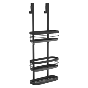 SHOWER ROD BASKET EASY MATTE BLACK