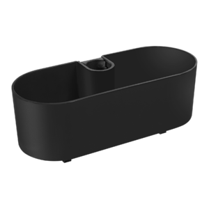 SHOWER ROD BASKET EASY MATTE BLACK