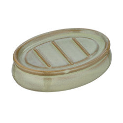 GREEN SIRMIONE CERAMIC SOAP DISH