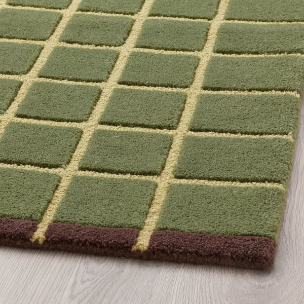 POSTKONTOR - POSTKONTOR Door mat, indoor, green, 40x60 cm