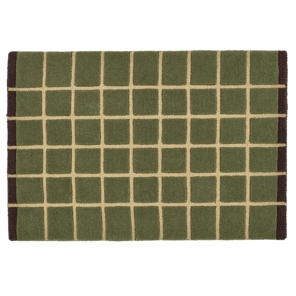 POSTKONTOR - POSTKONTOR Door mat, indoor, green, 40x60 cm