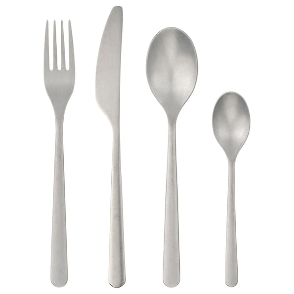 PRAKTBOTIA cutlery service, 16 pieces, stainless steel