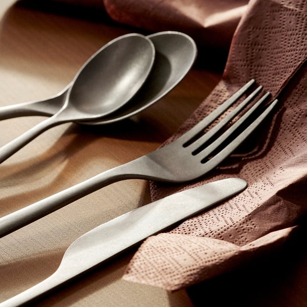 PRAKTBOTIA 16-piece cutlery set, stainless steel