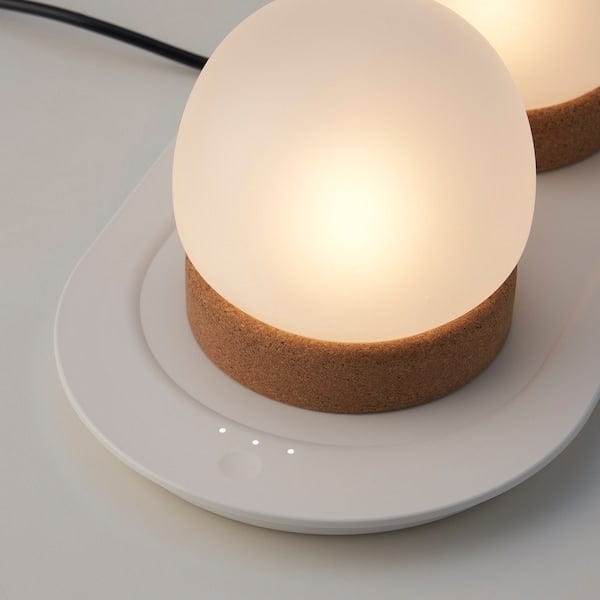 Ikea PRAKTSPIREA - 4-piece LED decoration lighting set, with charging tray