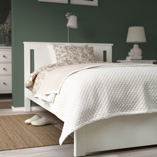 PRAKTVIAL bedspread, off-white, 160x250 cm