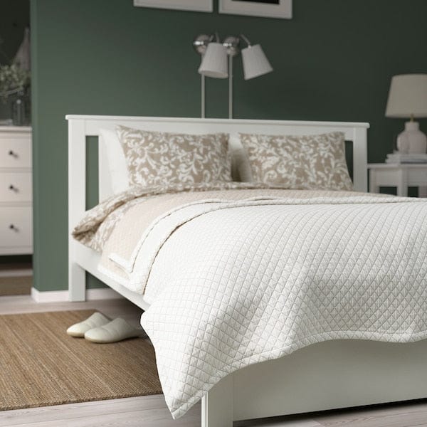 Ikea PRAKTVIAL - Bedspread, off-white,260x250 cm
