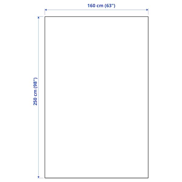 Ikea PRAKTVIAL - Bedspread, off-white,160x250 cm