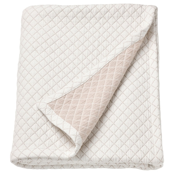 PRAKTVIAL - Bedspread, off-white,160x250 cm