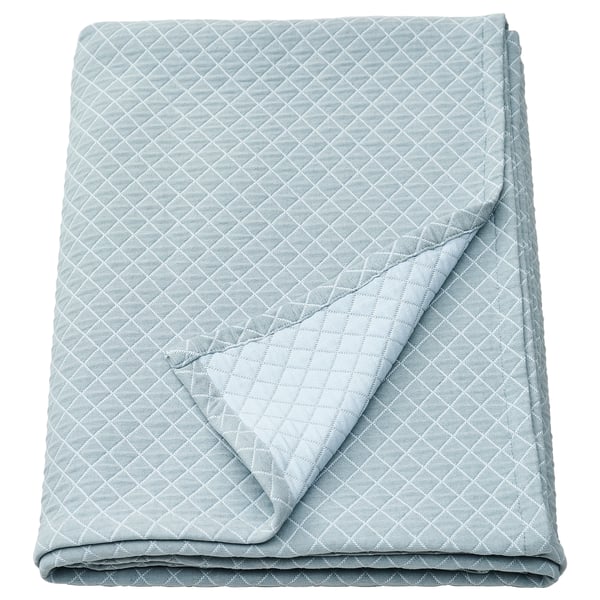 PRAKTVIAL bedspread, blue, 160x250 cm
