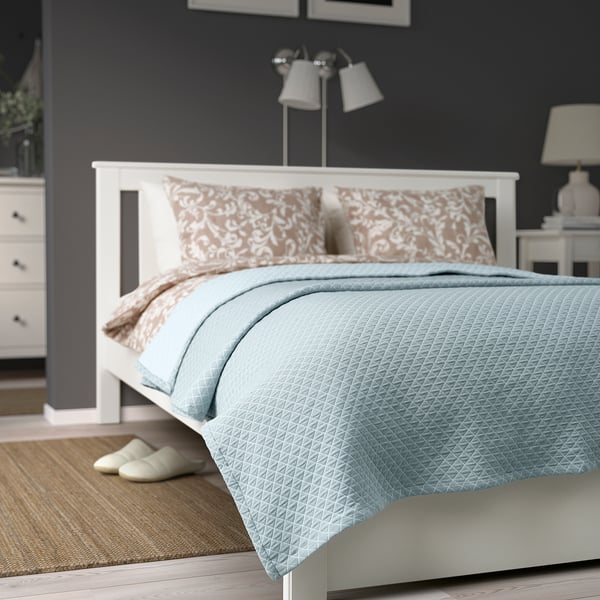 PRAKTVIAL bedspread, blue, 260x250 cm