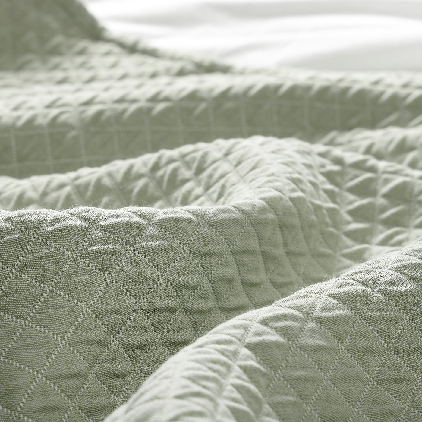 PRAKTVIAL bedspread, green, 160x250 cm