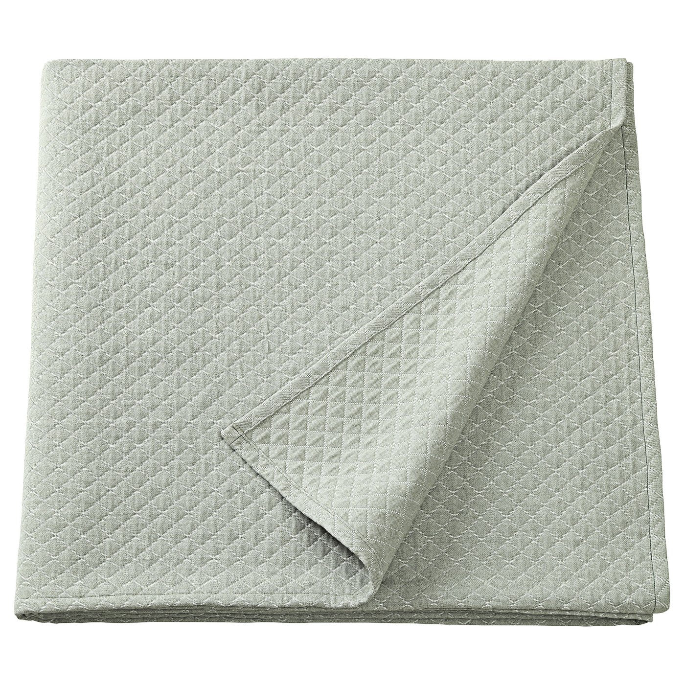 PRAKTVIAL bedspread, green, 260x250 cm