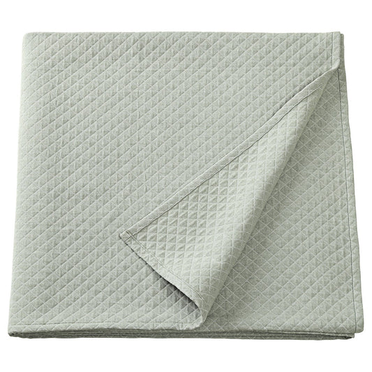 PRAKTVIAL bedspread, green, 260x250 cm